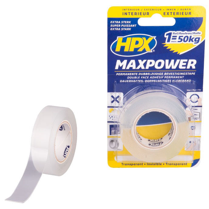 HPX HT1902 Cinta de fijación de potencia máxima 19 mmx2m