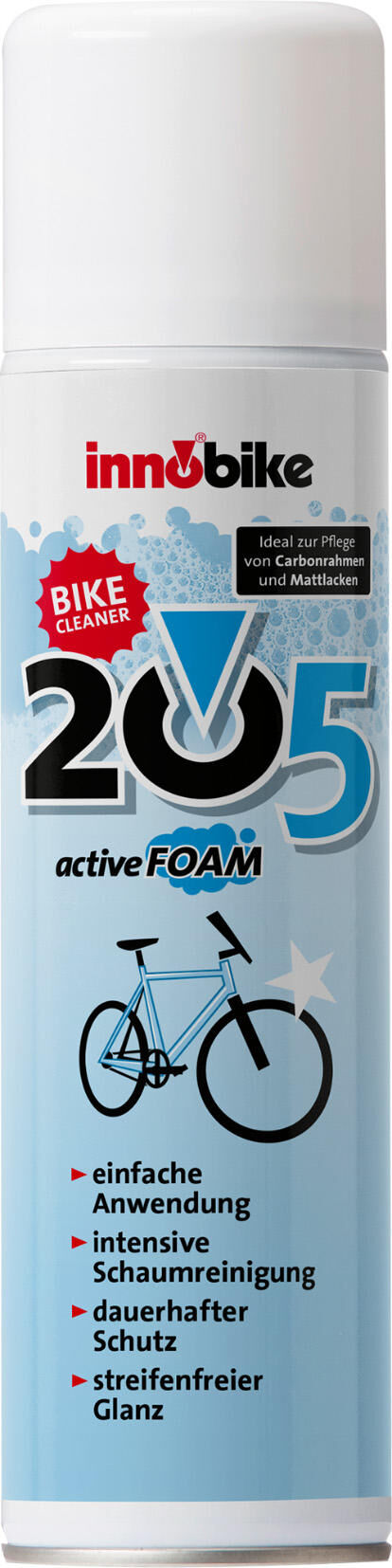 Detergente per biciclette iniobike 205 Cleaner per biciclette Active Foam