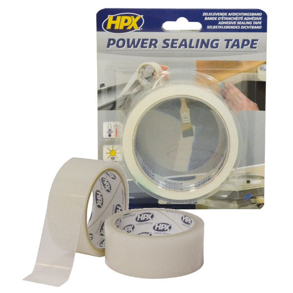 Cinta selladora de una cara Hpx semitransparente 38mm x 15m