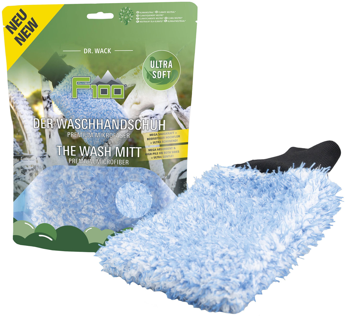 Drwack the Wash Glove Dr. Wack F100 Premium Microfibra