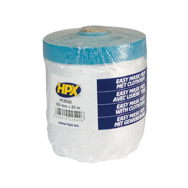 Nastro per mascheratura con pellicola di copertura statica HPX 55 cm x 20 m