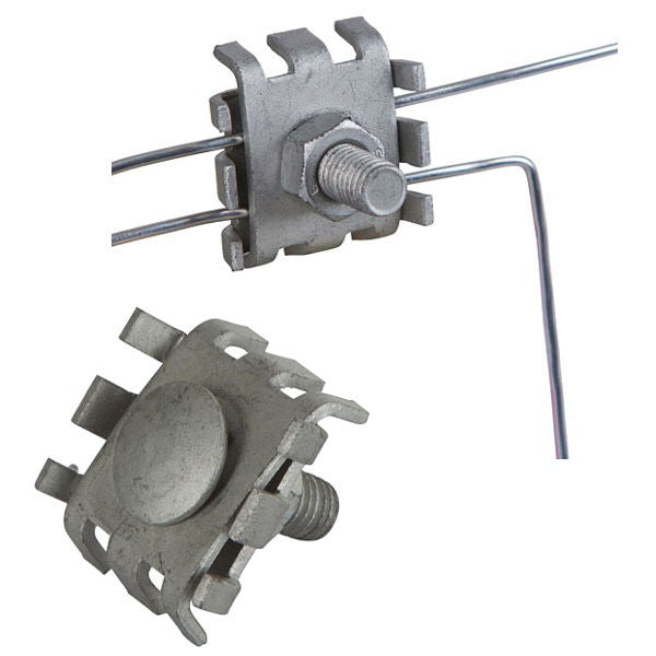 Abrazadera de conexión de cable Ako galvanizada 10 piezas 2