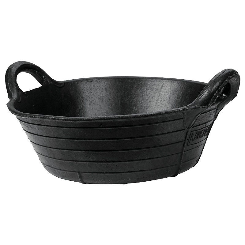 Cuenco de goma negro 11l