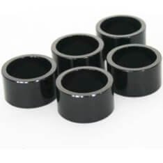 Spacer de bolsa 1 1 8 20 mm Alu Negro