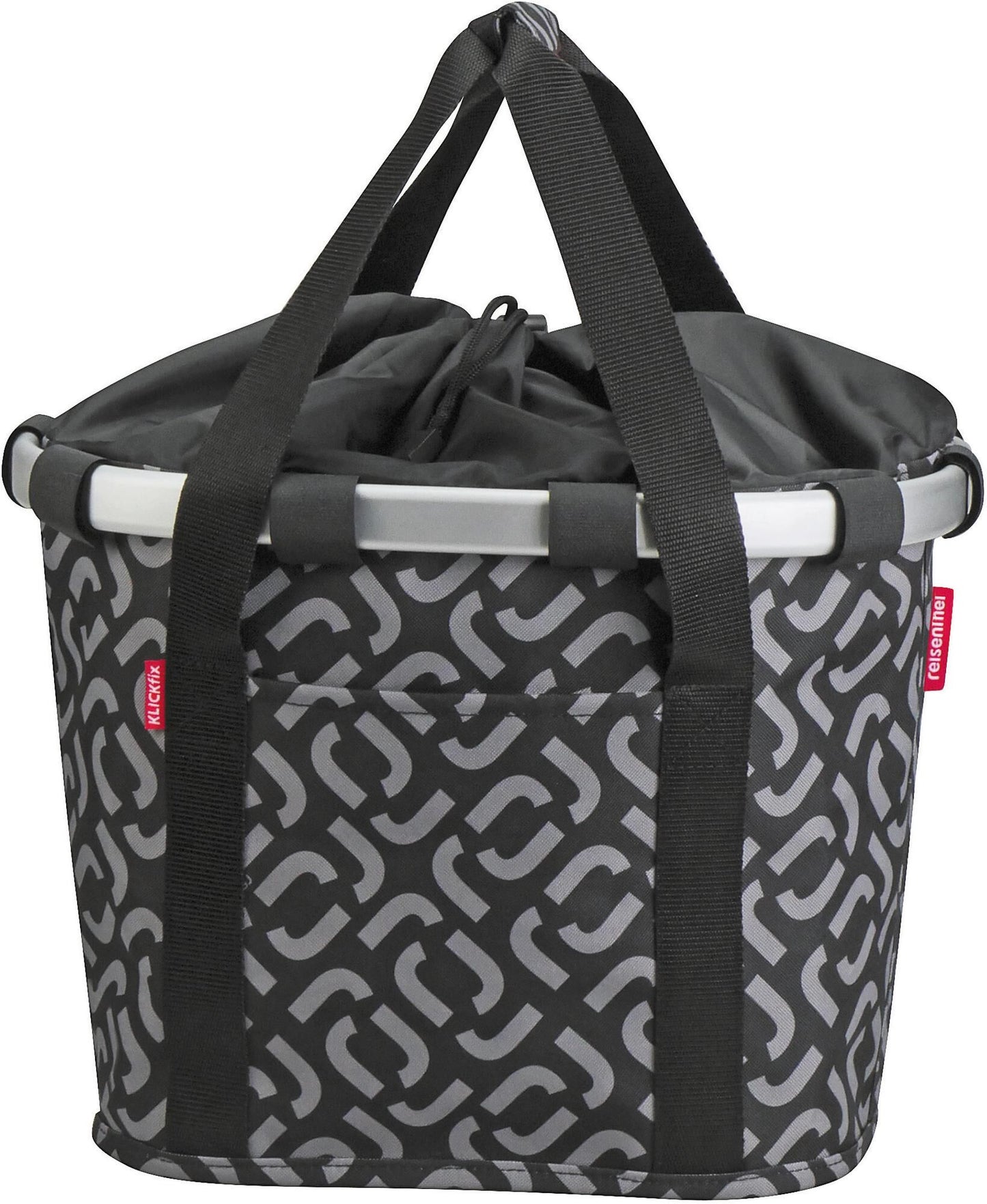 Rixen Kaul Shop.Bag R K Bikebasket Signature Black