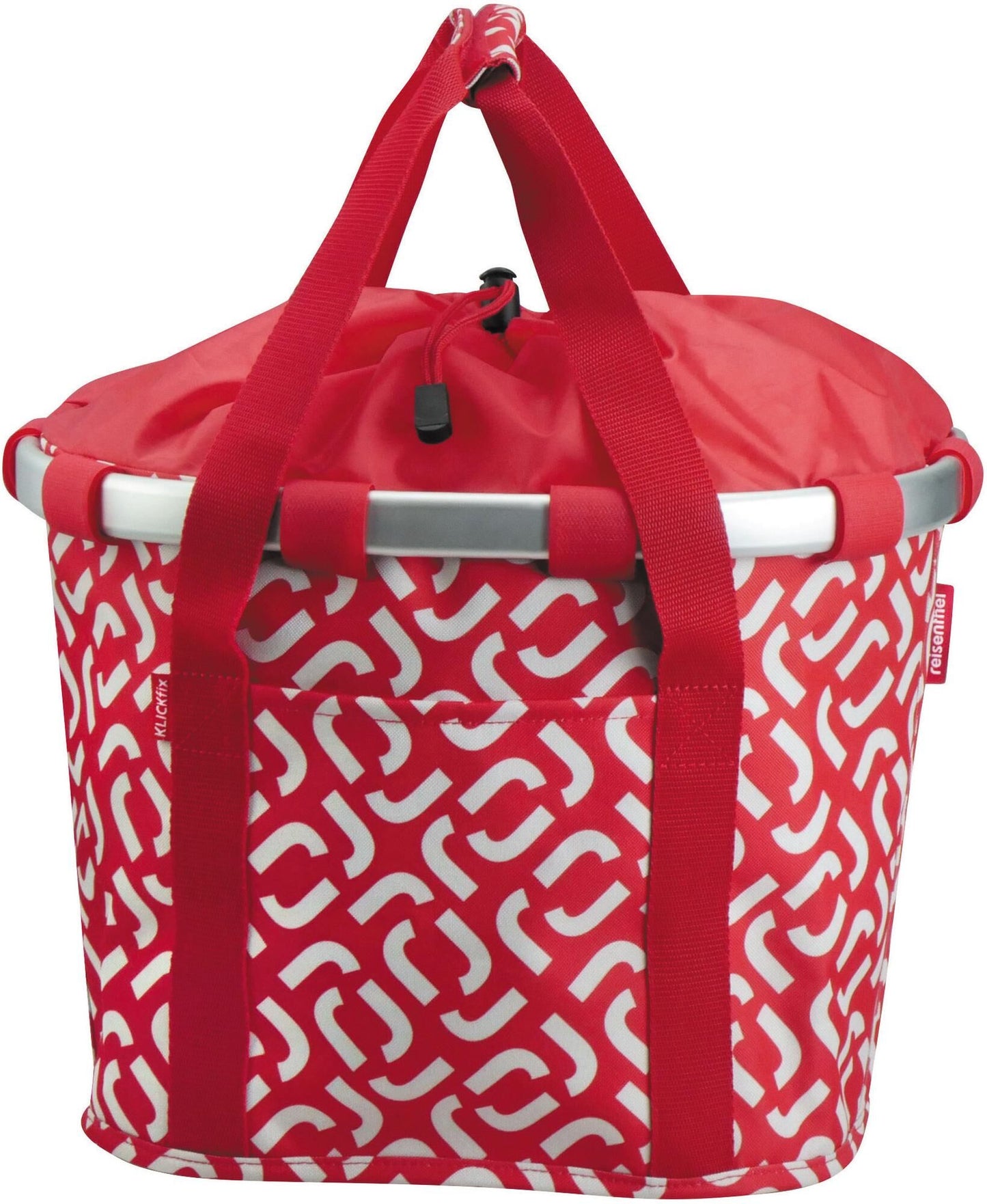 Rixen Kaul Shop.Bag R K Bikebasket Signature Red