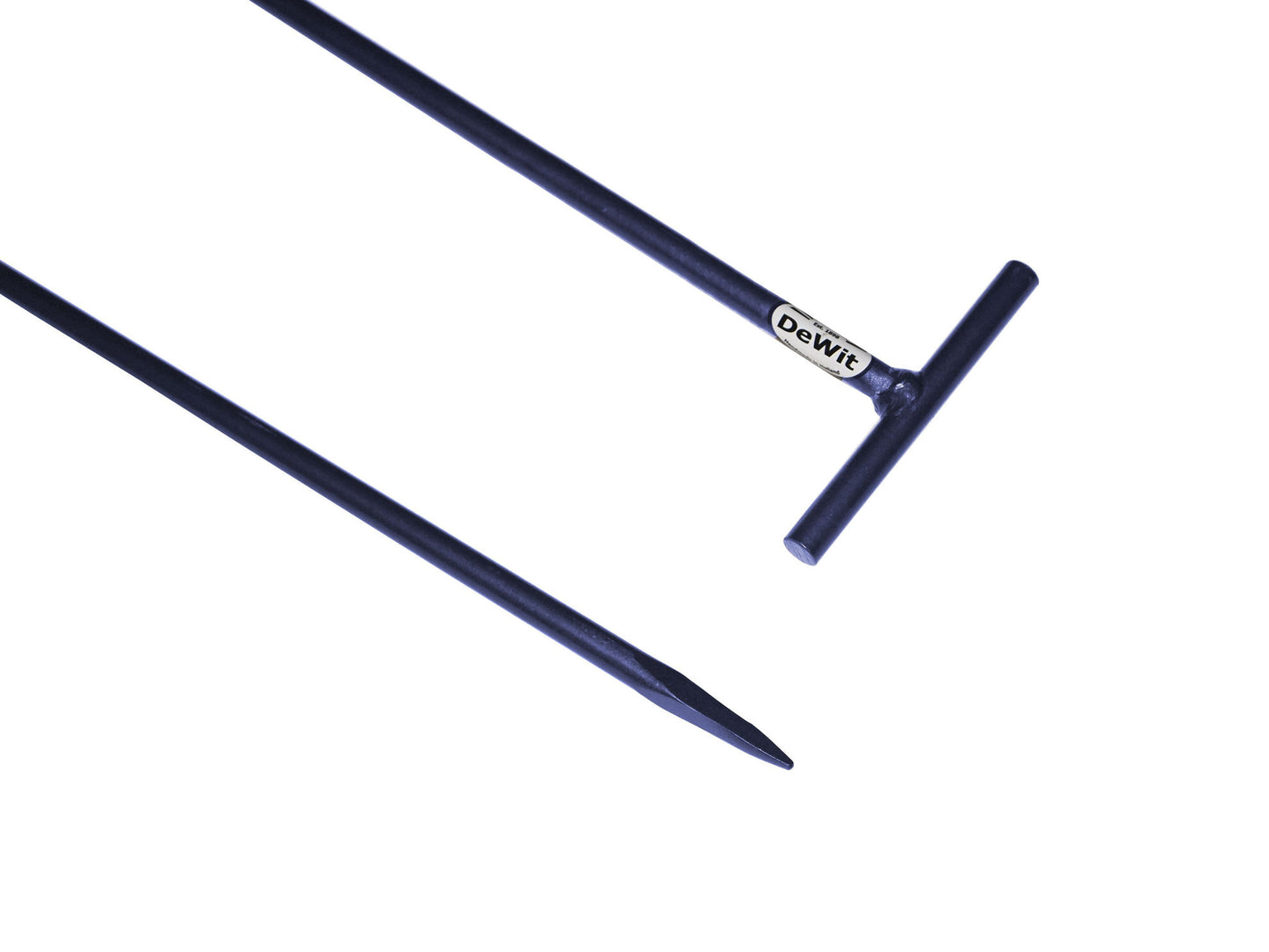 El pasador de alambre blanco de 800 x 16 mm tiene una cabeza decolorada.