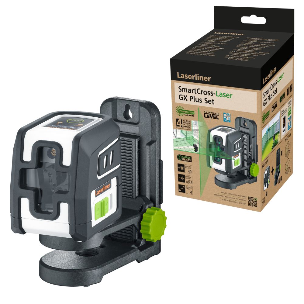 Laserliner smartcross laser gx plus set laser a linee incrociate - 036.732e