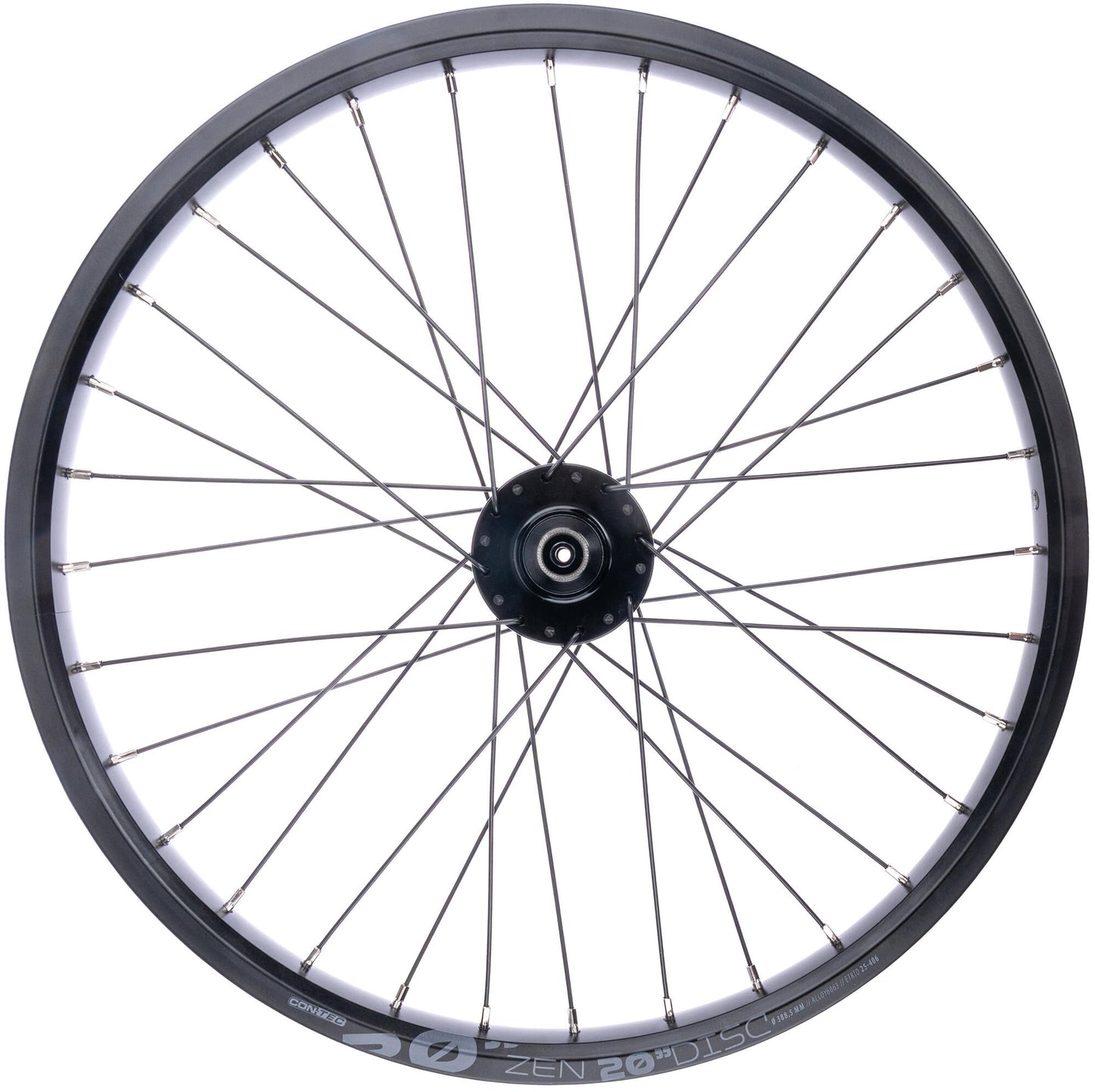 Contec 20 ruota anteriore zen disc eroq 25 ct fr.ruota zen disc eroq 25 qr 6h nero