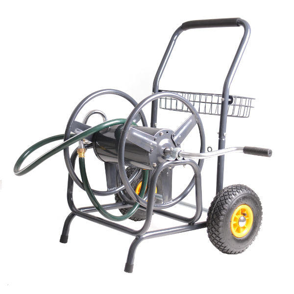 Carro portamanguera carro enrollador mm prof 2 ruedas neumaticos