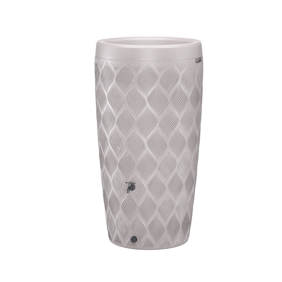 Barril de lluvia flow blanco 240l incl. plantador