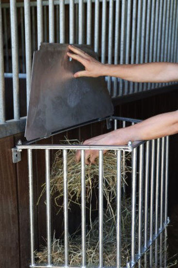 Rejilla para heno slowfeed plus rejilla ahorradora de pienso galvanizada