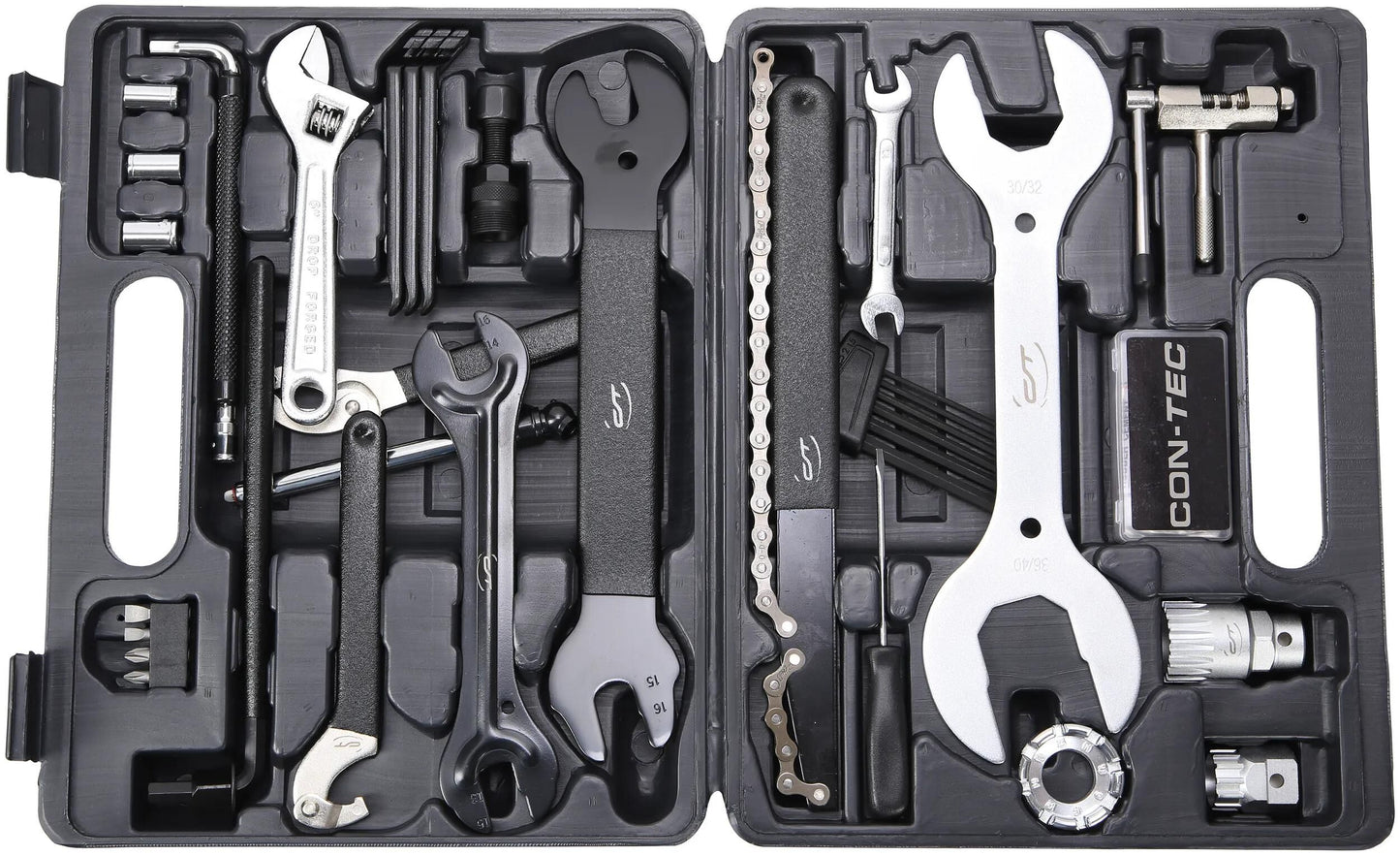 Valigia portautensili Contec TFM-330 CT Set attrezzi per bicicletta 36 pz