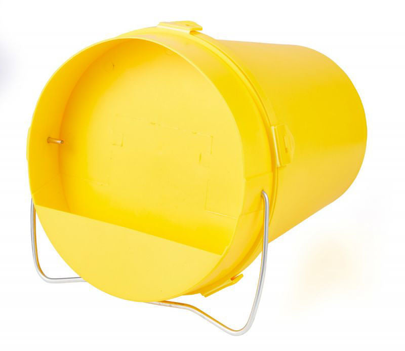 Secchio in plastica giallo 55 litri