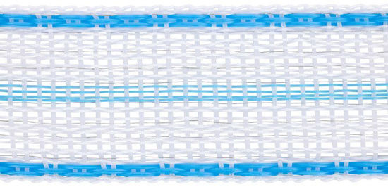 Cinta de advertencia platinumline 40 mm blanco y azul 200 m