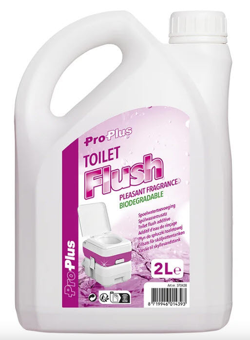 Fluido WC 2 litri di additivo per acqua di scarico rosa