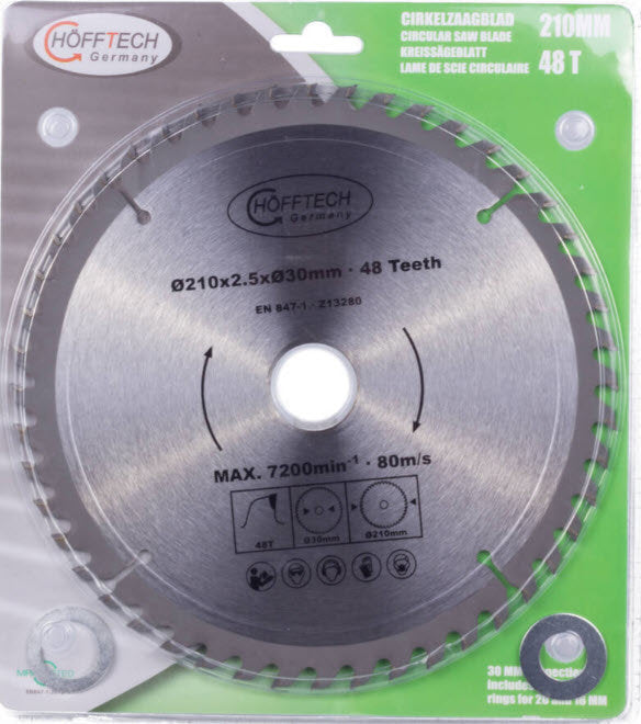 Lama per sega circolare 210mm 48td