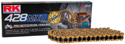Cadena rk 428 mxu 136 c oro oro abierto