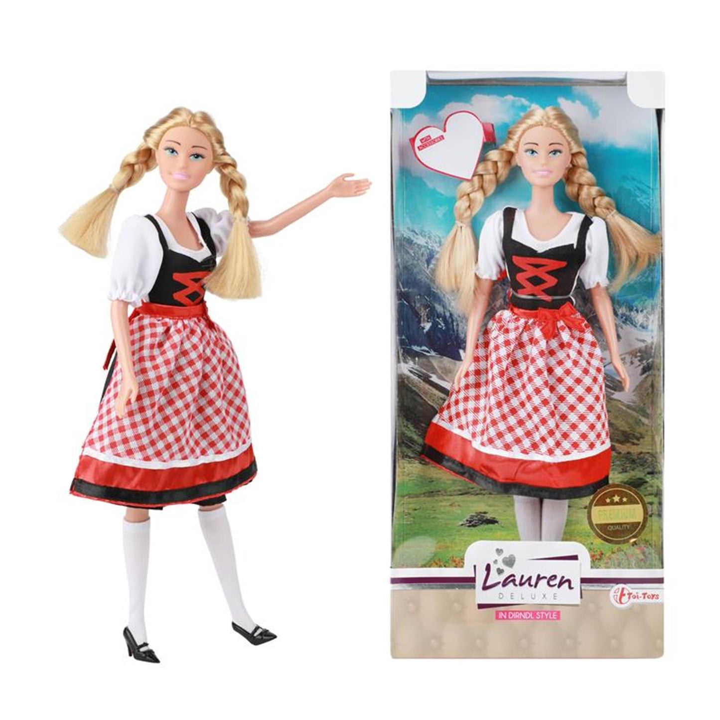 Toi-toys toi juguetes lauren muñeca adolescente tirolesa