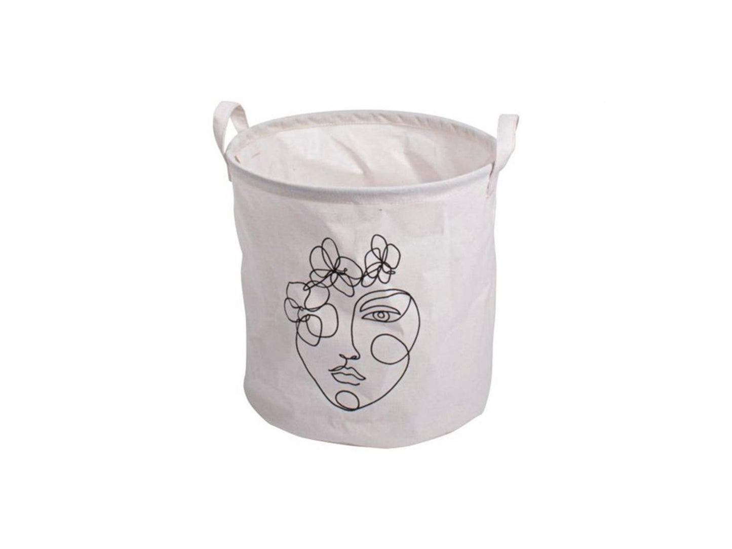 Bolsa de almacenamiento Gusta face ø30x30cm blanco