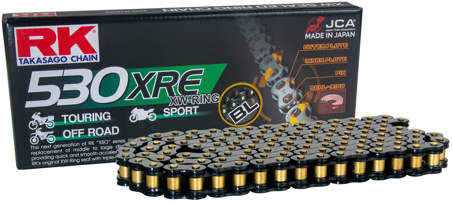 RK Chain 530 XRE 116 N Black Open