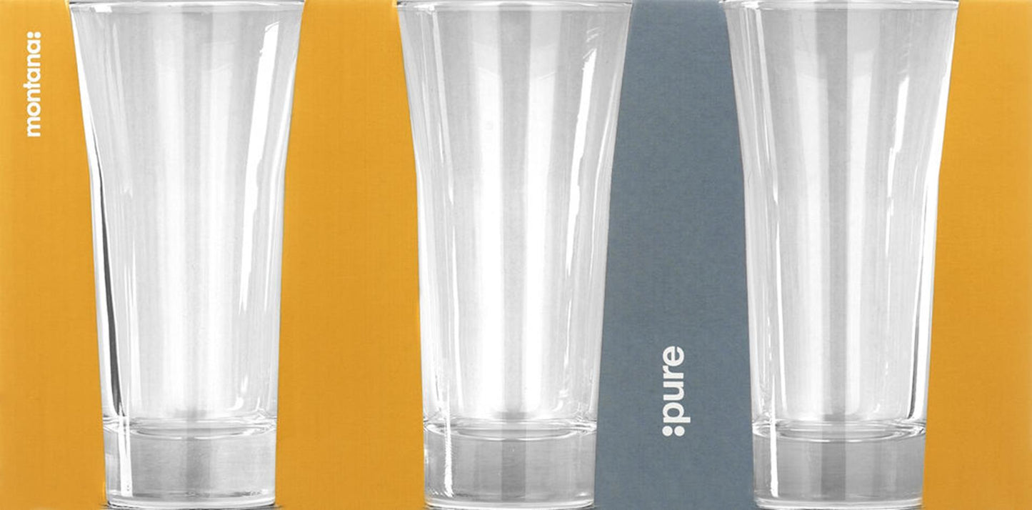 Set di 3 bicchieri Montana Pure da 290 ml
