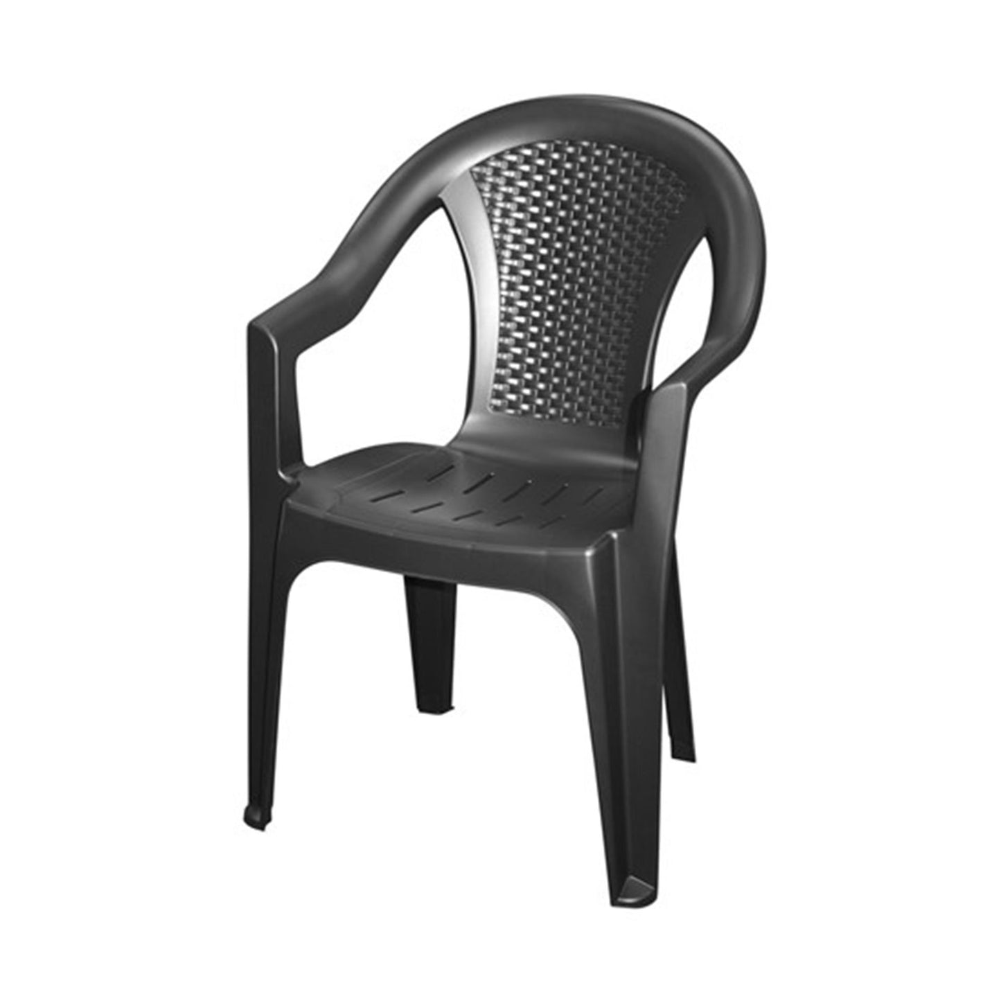 Silla de comedor de jardín Pro ischia plástico antracita