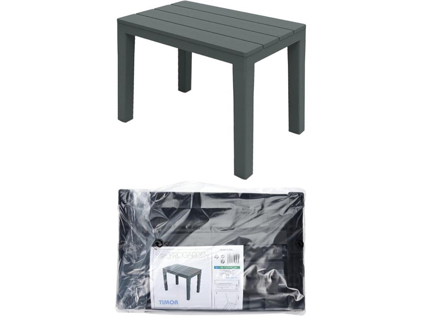 Banco de jardín pro timor 60x38xh45cm antracita