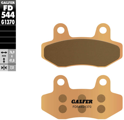 Galfer bremsbelag fd544 brake pad fd544 g1370 sint.metal street