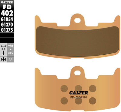 Galfer bremsbelag fd402 brake pad fd402 g1370 sint.metal street