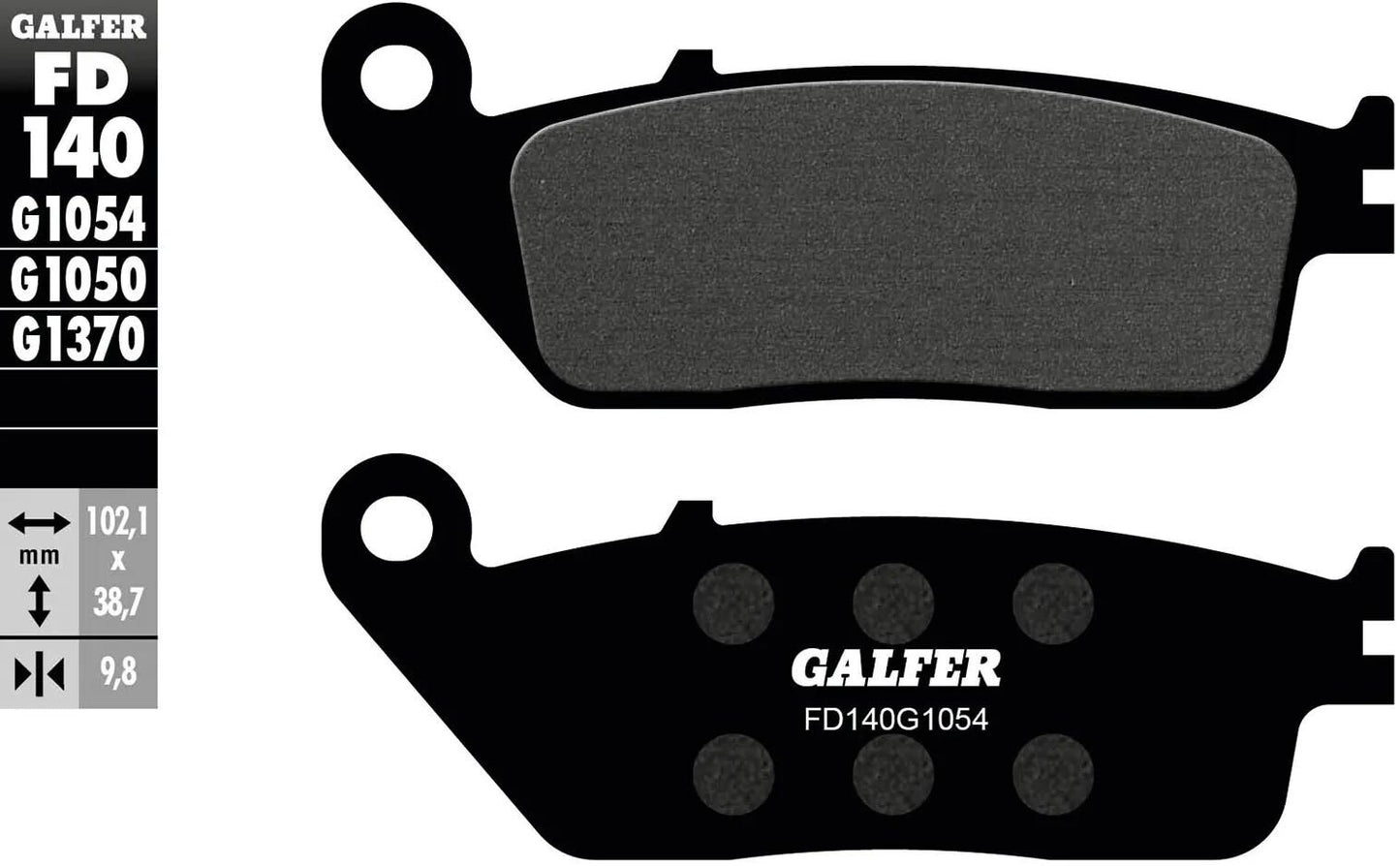 Galfer remblokken fd140 brake pad fd140 g1054 organic