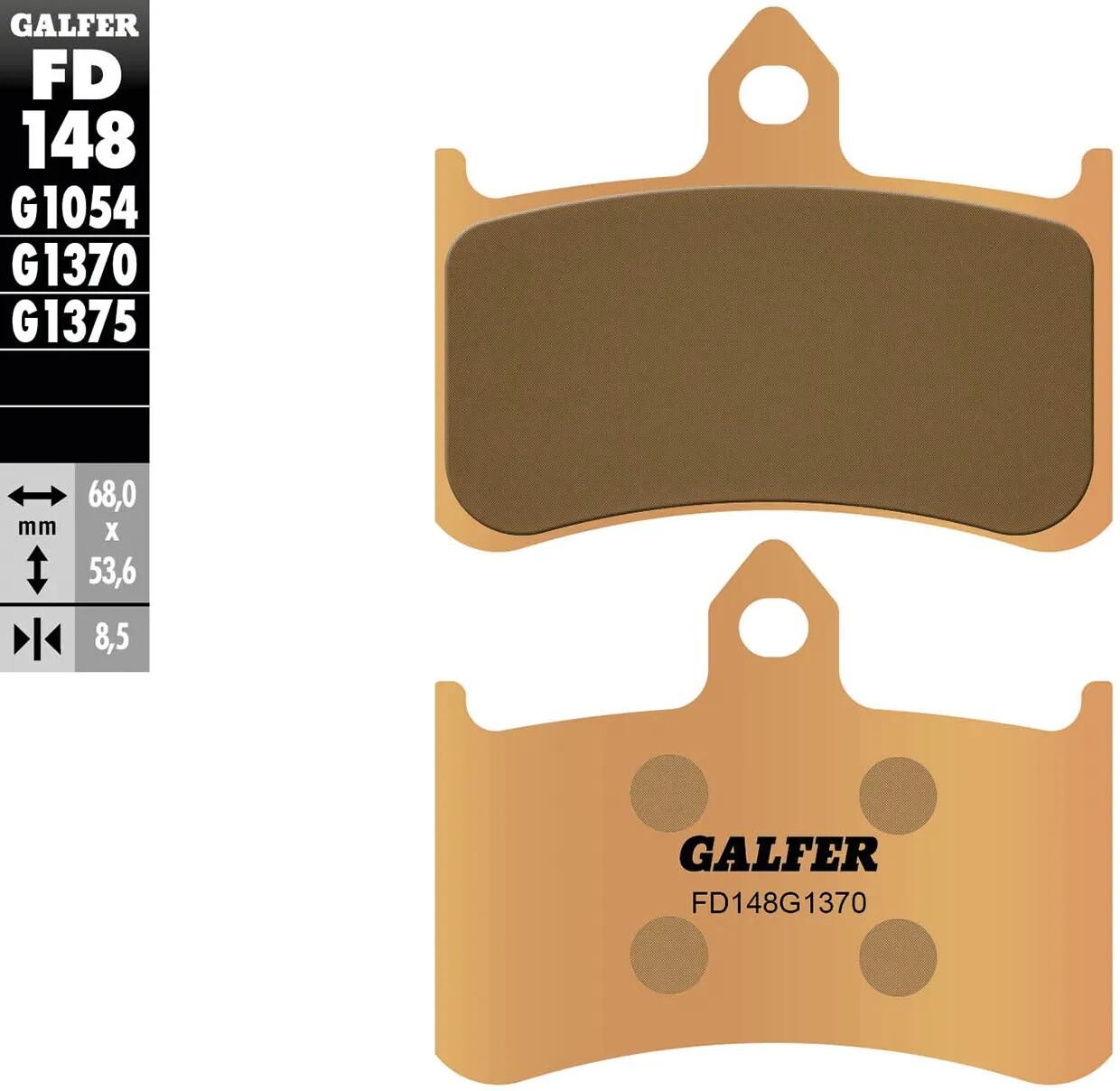 Galfer remblokken fd148 brake pad fd148 g1370 sintered metal