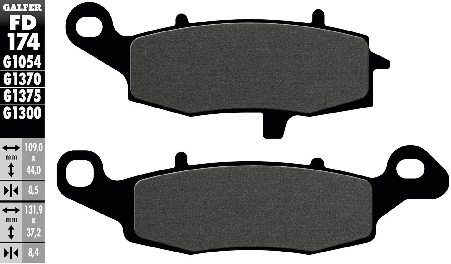 Galfer remblokken fd174 brake pad fd174 g1054 organic