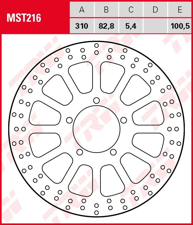 Rotore Trw MST216 rigido