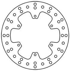 Trw Rotor MST266 rigido