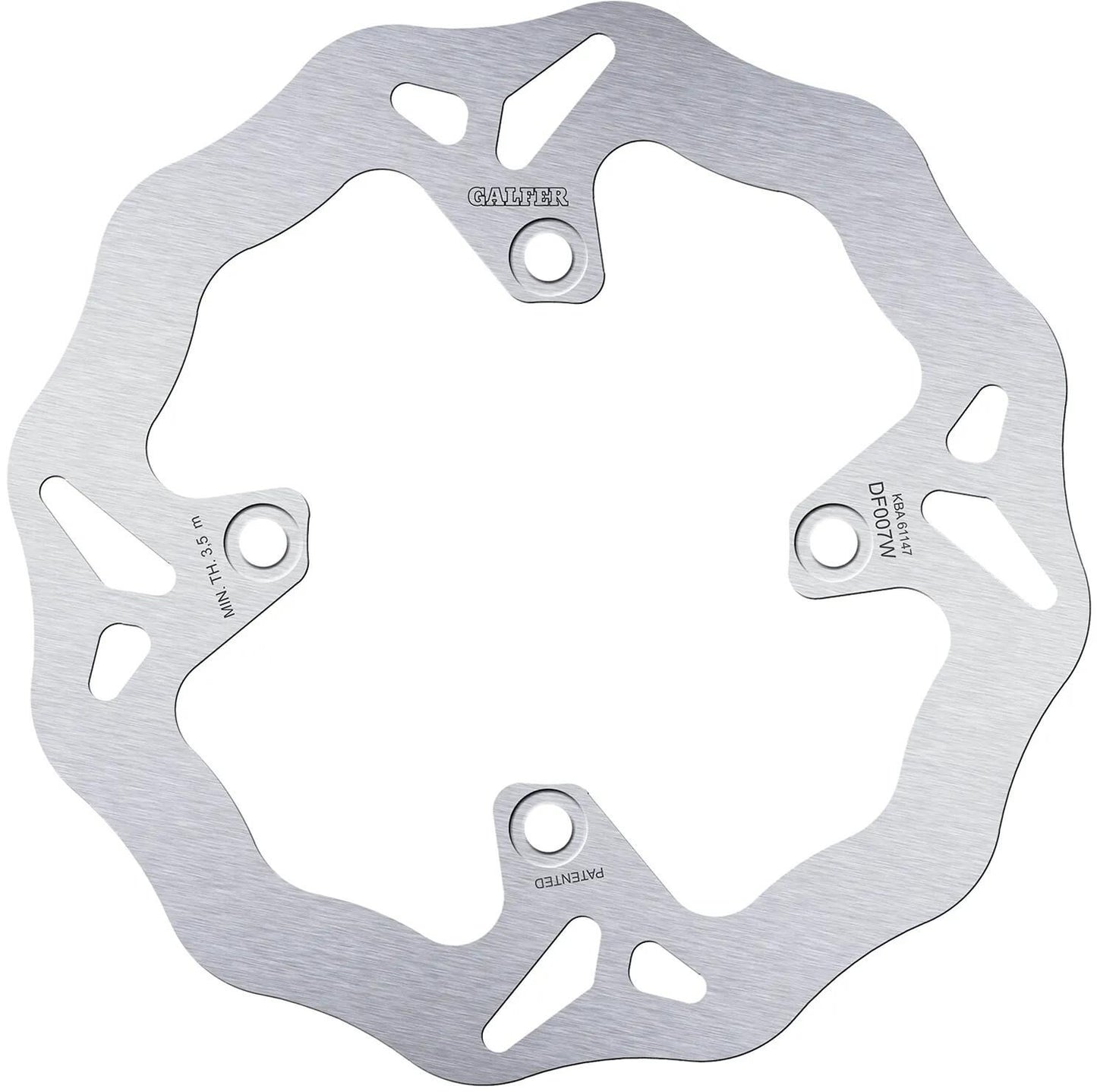 Disco freno Galfer Wave df007 rotore df007 tipo w rigido