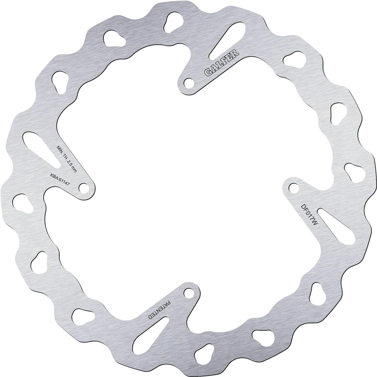 Disco freno Galfer Wave df017 rotore df017 tipo w rigido