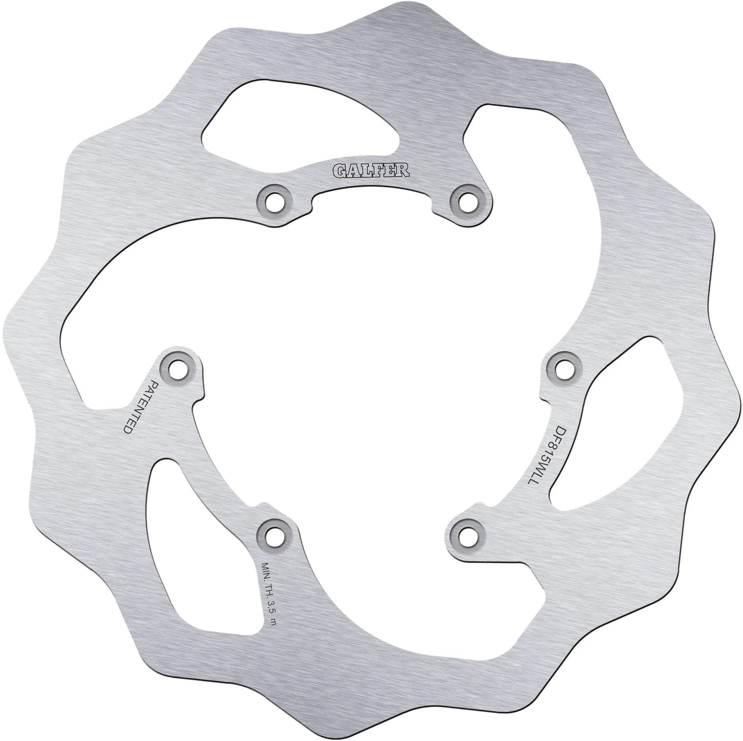 Galfer bremsscheibe df815 rotor df815 wll offroad rigid muddy