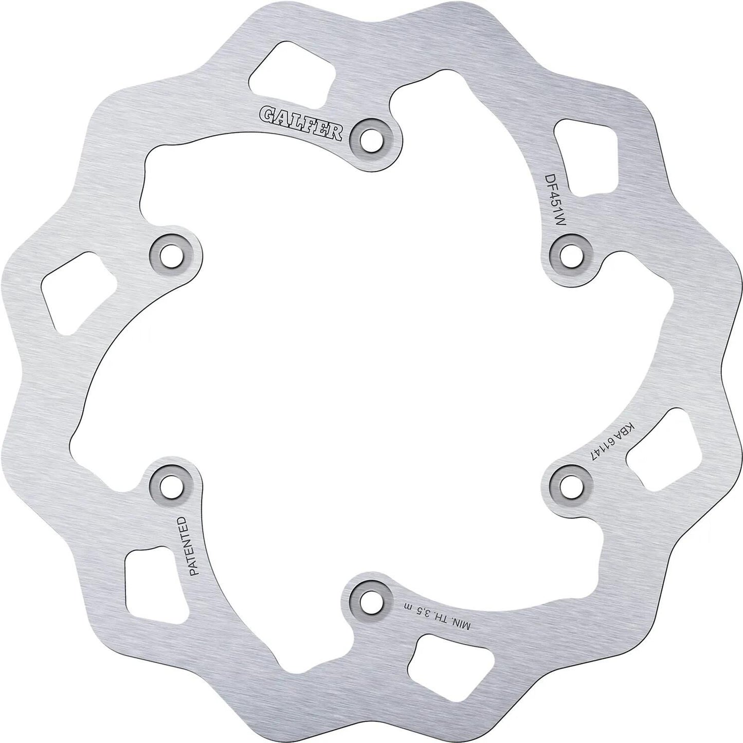 Disco freno Galfer Wave df451 rotore df451 tipo w rigido