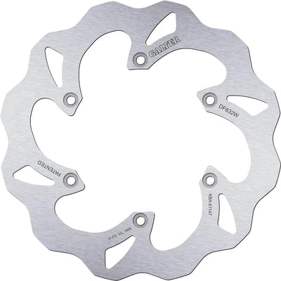 Disco de freno galfer wave df632 rotor df632 tipo w rígido
