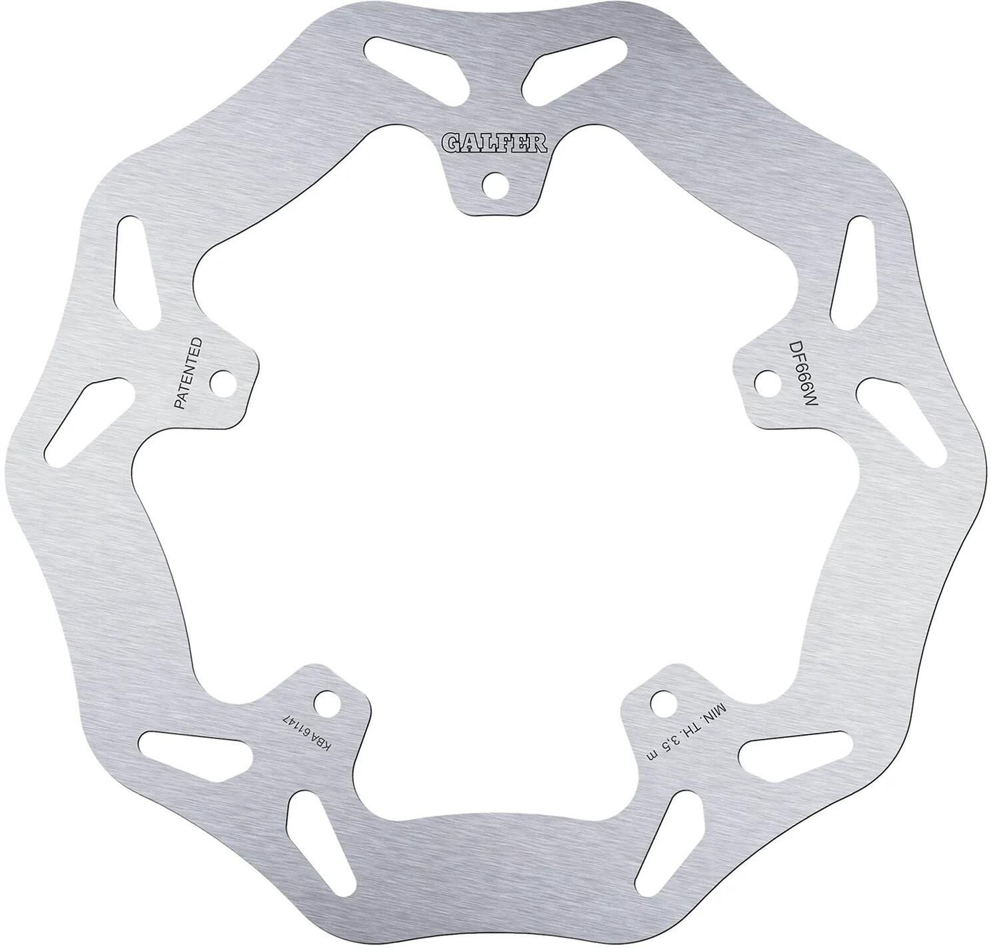 Disco freno Galfer Wave df666 rotore df666 tipo w rigido