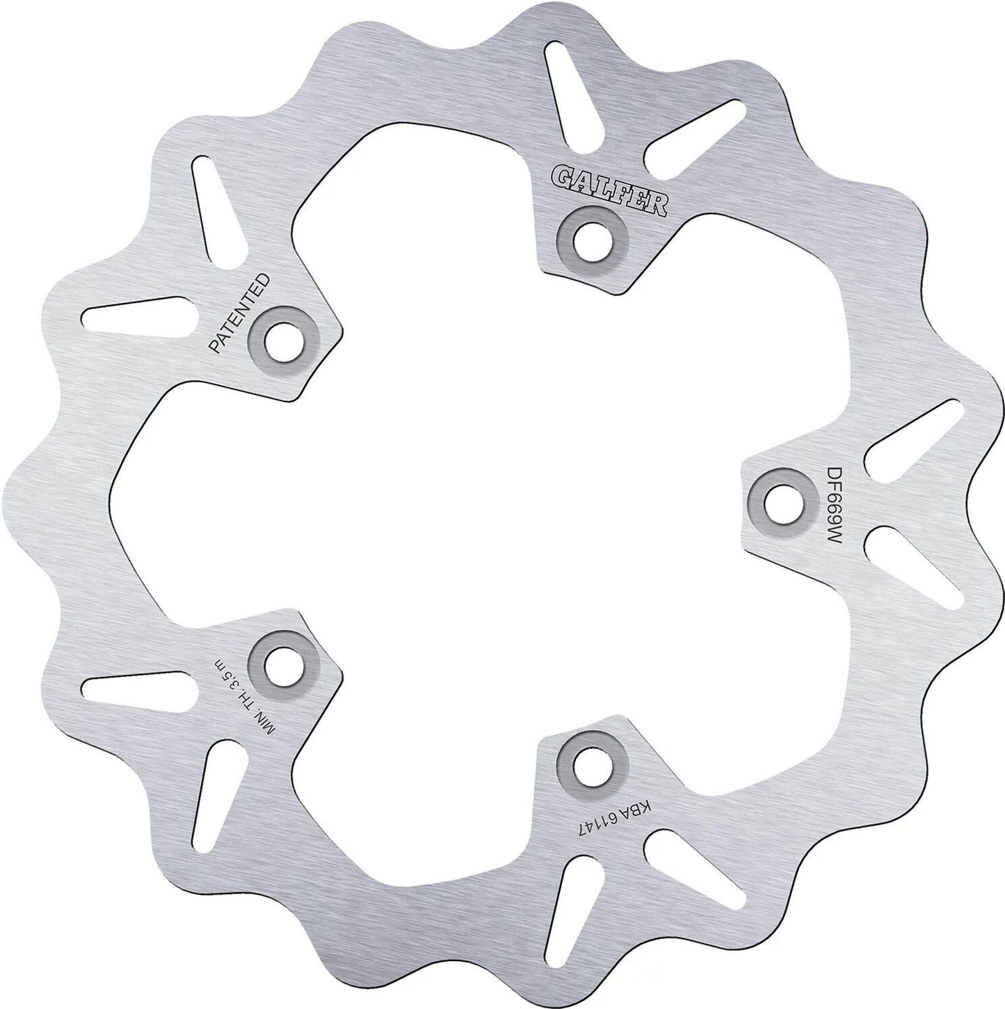 Disco freno Galfer Wave df669 rotore df669 tipo w rigido