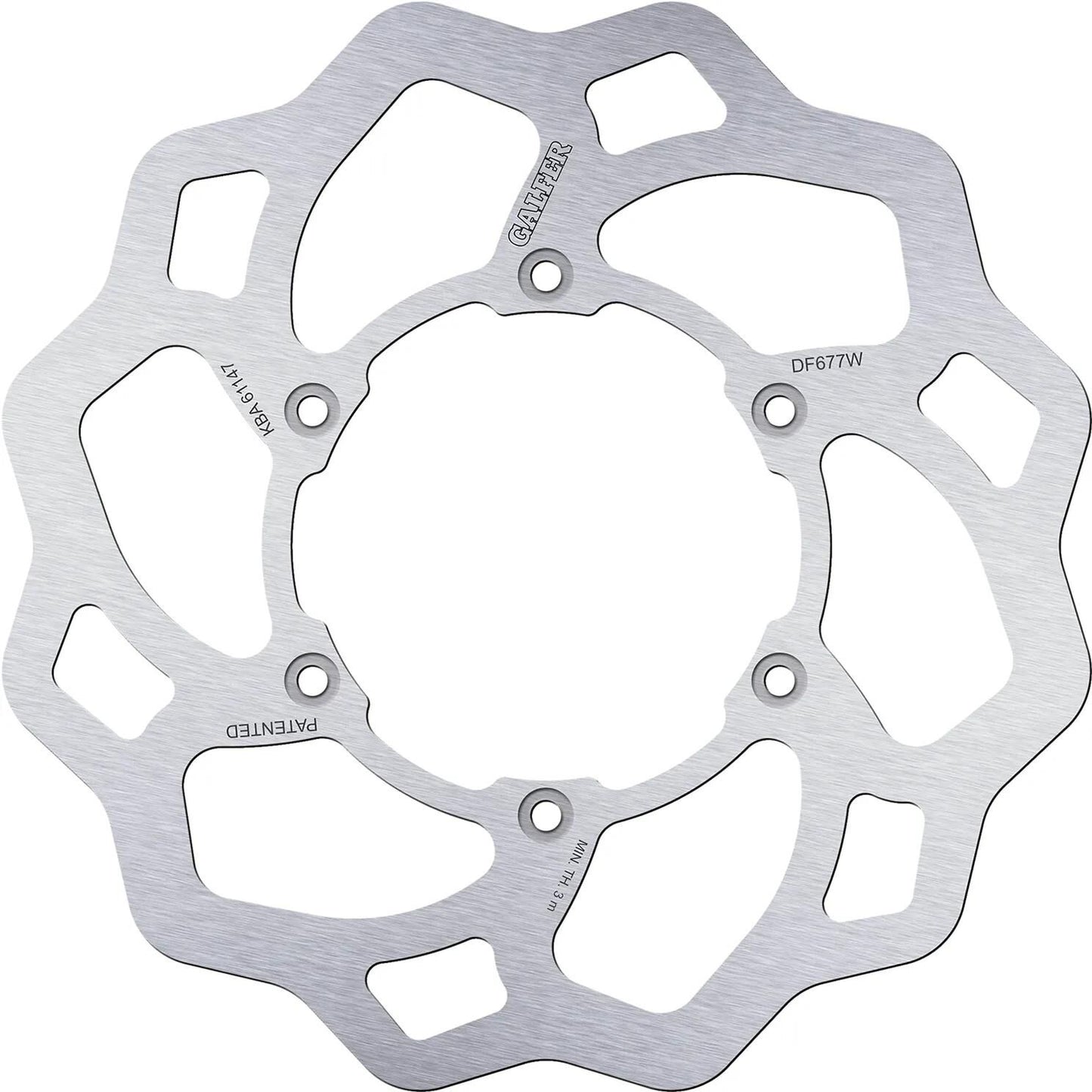 Galfer remschijf df677 rotor df677 type w offroad rigid