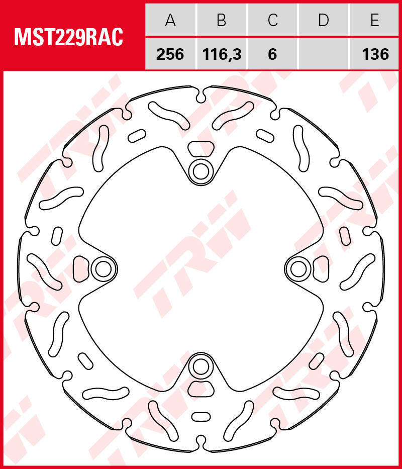 Rotore Trw MST229rac rigido