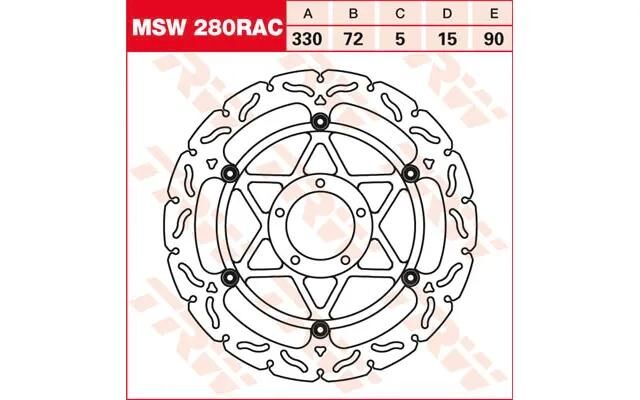 Rotor TRW MSW280RAC Flotante