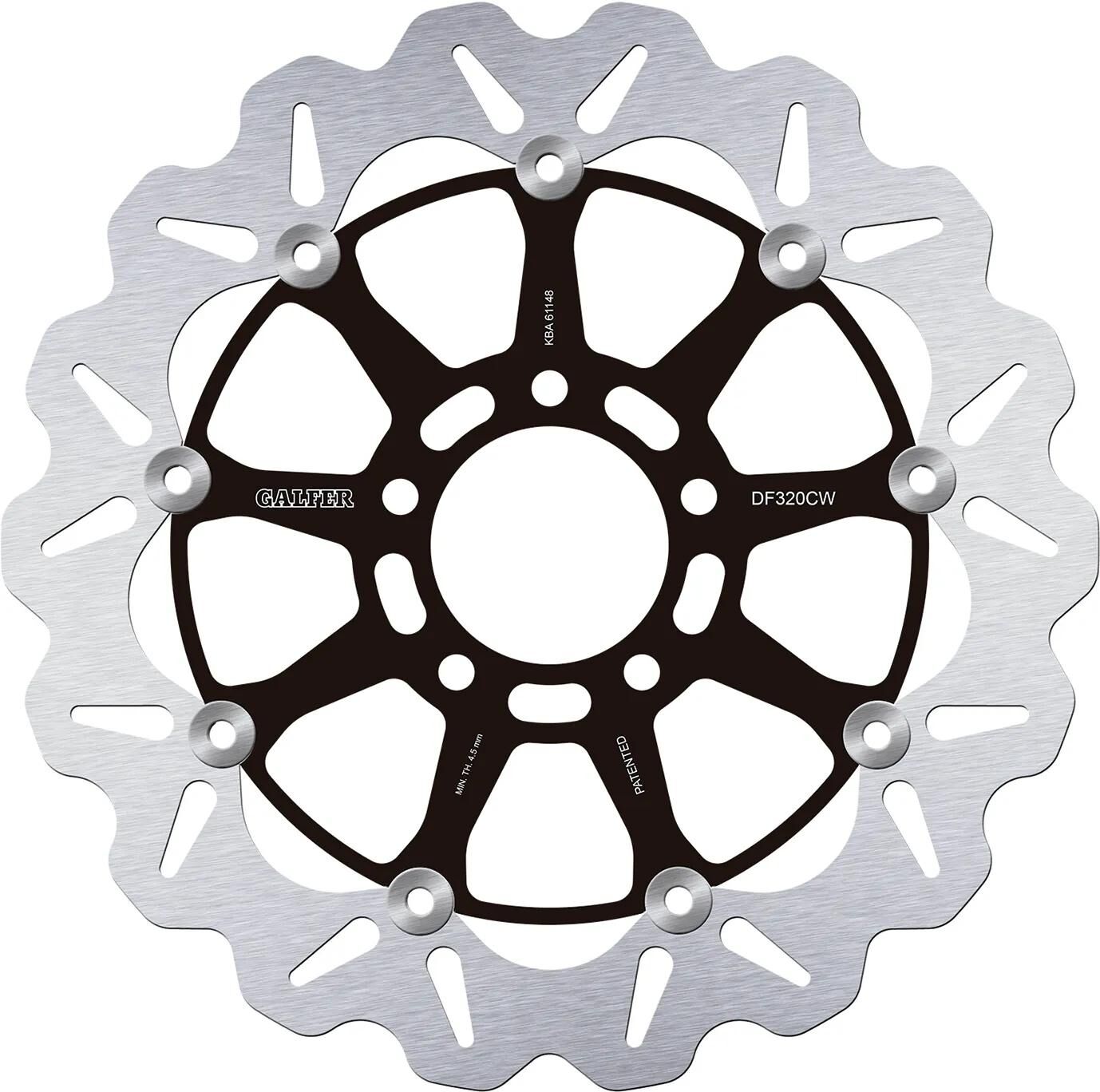 Disco freno Galfer Wave df320 rotore df320 tipo cw flottante