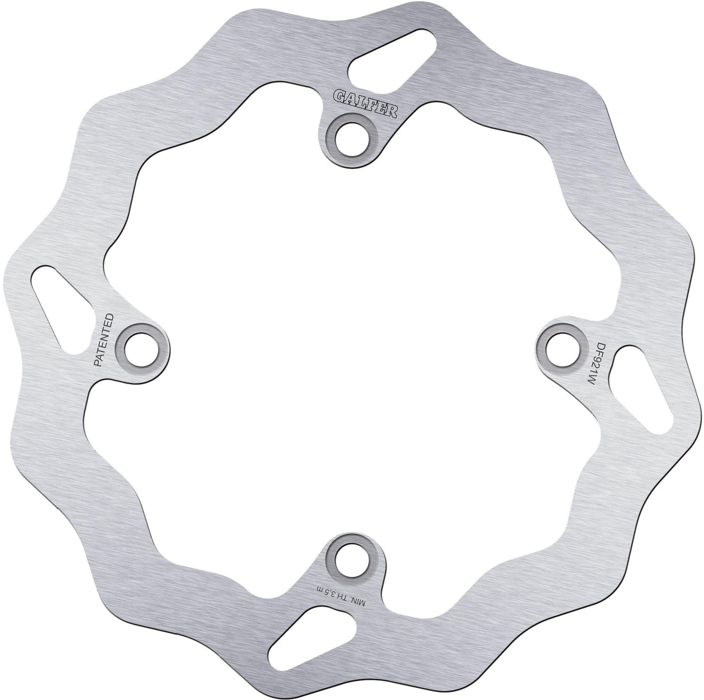 Disco de freno Galfer wave df921 rotor de onda df921 tipo w rígido todoterreno