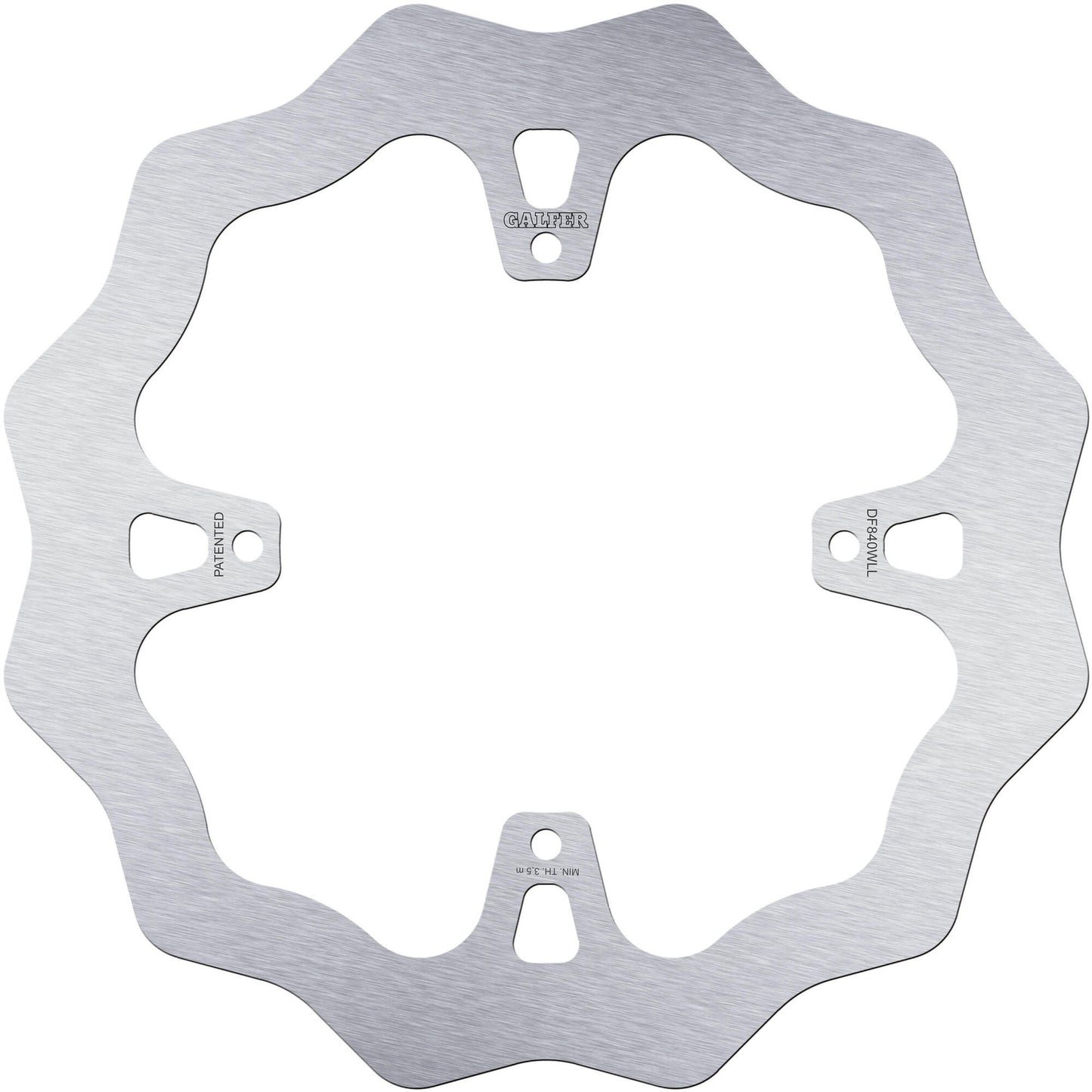Disco freno Galfer Golf df840 Wave Rotor df840 Wll Offroad rigido fangoso