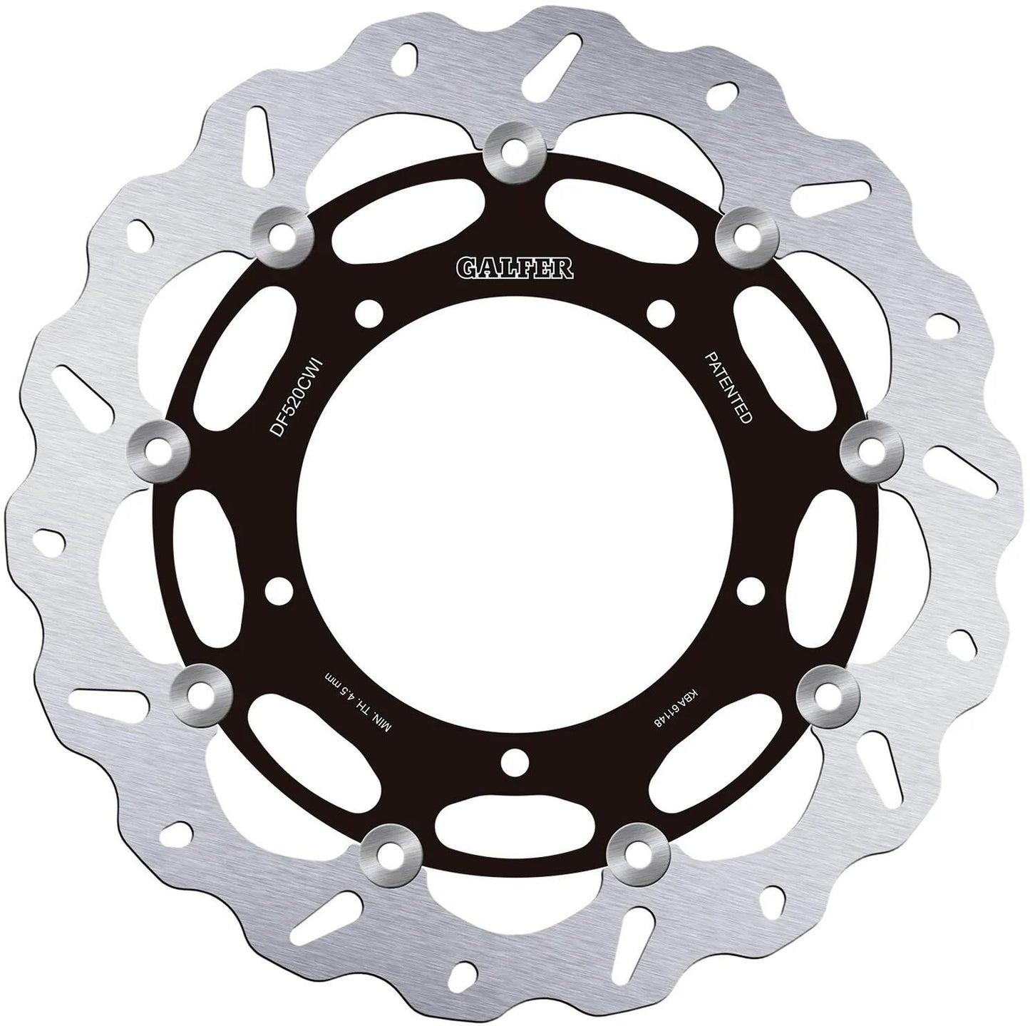 Galfer remschijf df520 rotor brake rotors floating left
