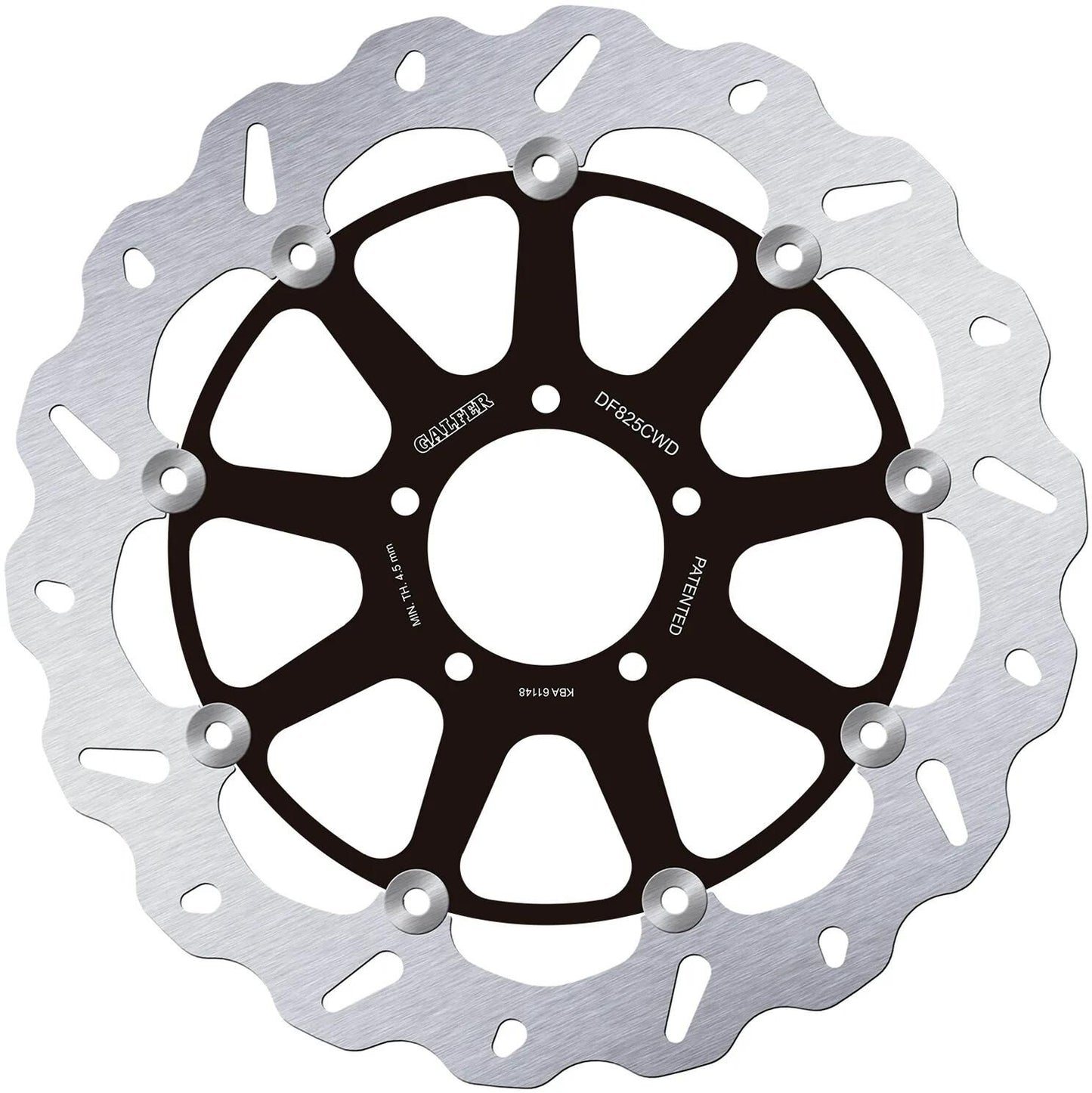 Disco de freno galfer golf df825 rotor df825 tipo cw flotante derecho
